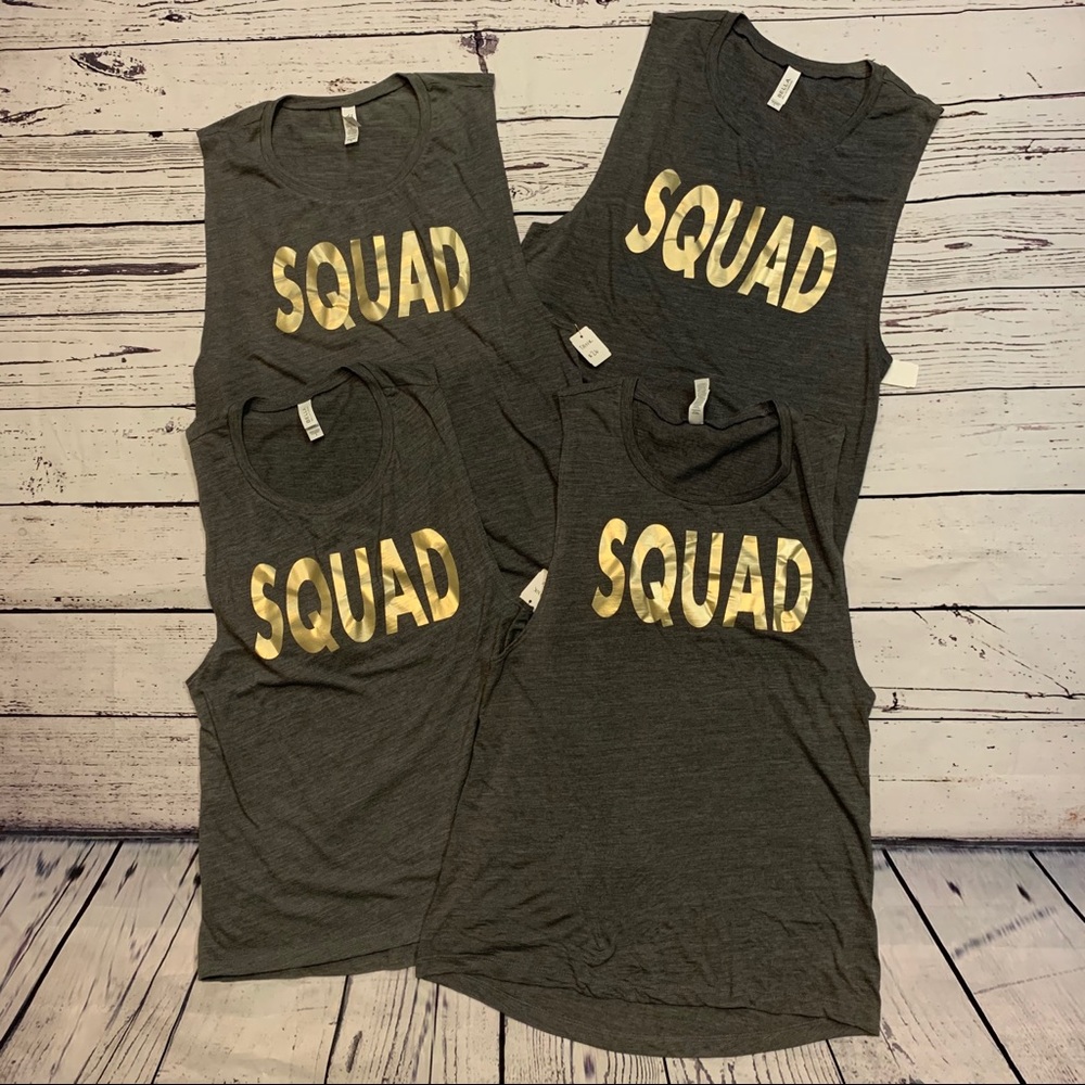 Bella Canvas SQUAD Graphic loose fit tank top